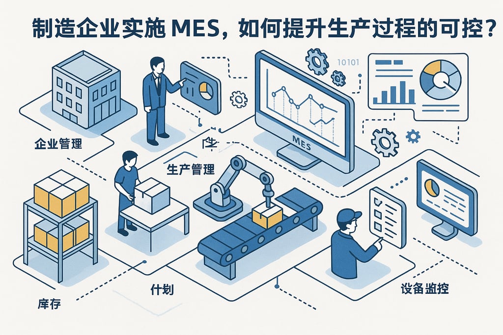 制造企业实施 MES，如何提升生产过程的可控性？
